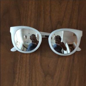 J.Crew white sunglasses
